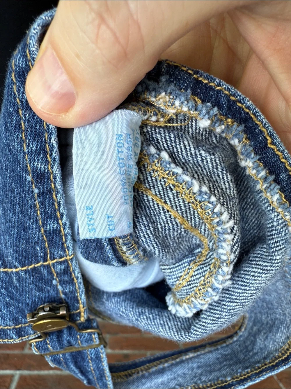 Vintage Guess 90s Denim Jean Skirtall Overalls Size 3T Made in USA